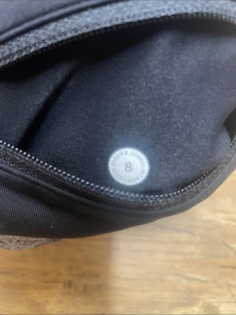 lululemon athletica Gray Running Shorts with Black Waistband